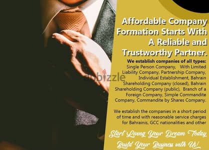 Company Formation- quality service + low price. Register Now!