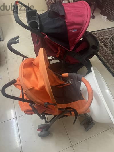 Kids stroller and bath tub