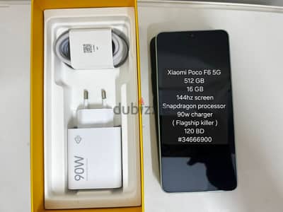 Xiaomi Poco F6 - 5G ( 512 GB / 16 GB Ram )