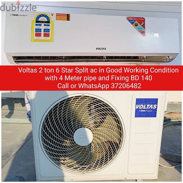 York split ac 3 ton and other acs for sale with Delivery fixing 8