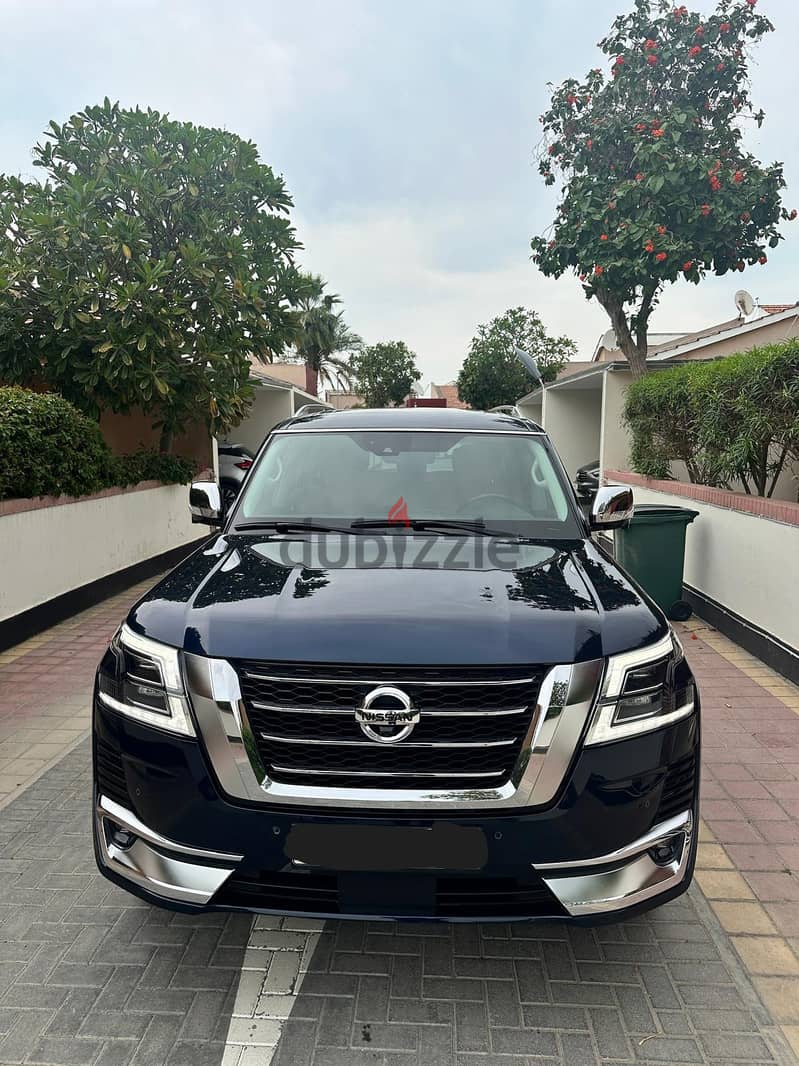 Nissan Patrol 2021 Platinum low mileage in excelleny conditon 0