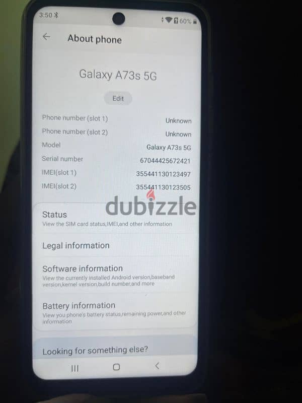 Samsung a73s 8gb 256gb 3