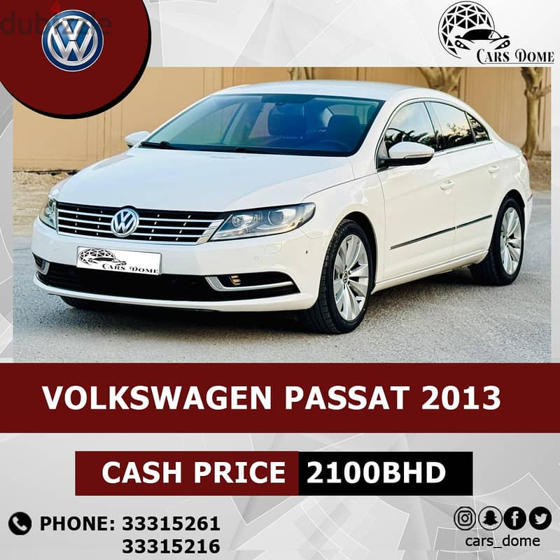 Volkswagen Passat CC 2013 فولكس فاجن باسات 8