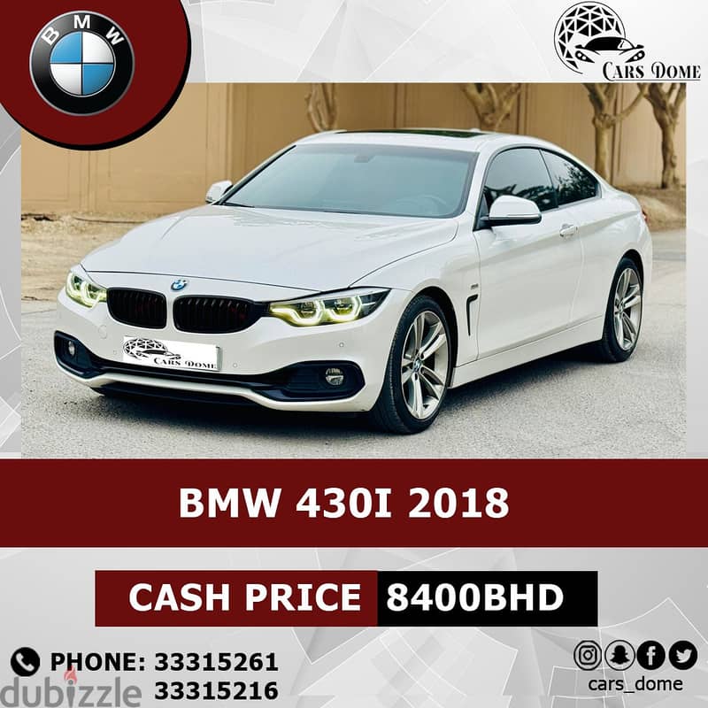 BMW 4-Series 2018 430i 8