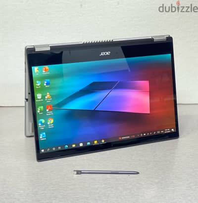 Acer 10th Gen Core i5 Laptop+Tablet 2in1 With Stylish Pen 14"FHD Touch