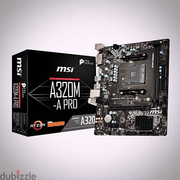 مذربورد ‏MSI A320M-A PRO Motherboard 0