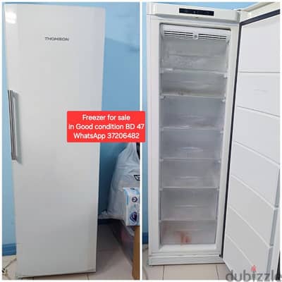 Freezer and other items for sale with Delivery