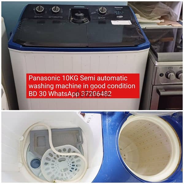 LG 8 kg washing machine and other items for sale with Delivery 2