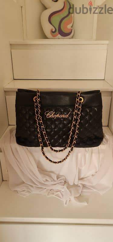 Chopard - Lady Imperiale Black Leather Handbag