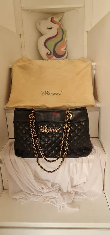 Chopard - Lady Imperiale Black Leather Handbag 1