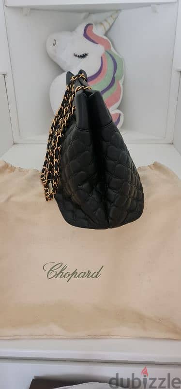 Chopard - Lady Imperiale Black Leather Handbag 3