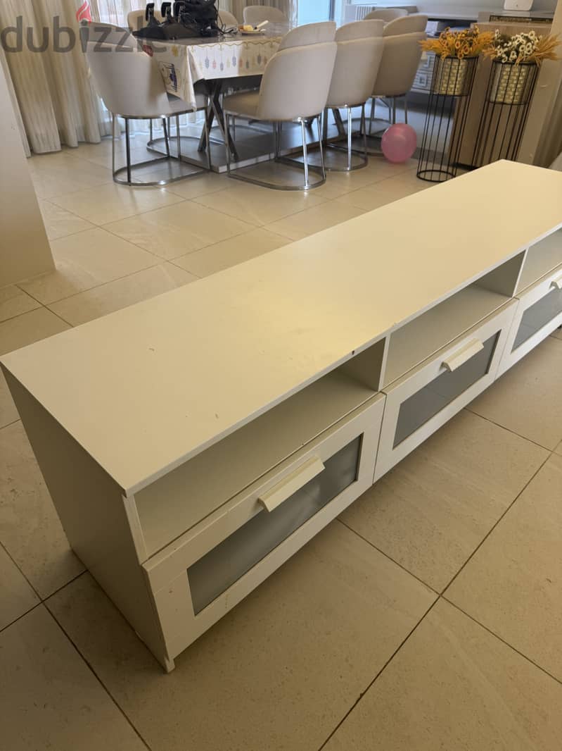 IKEA White TV Table 1