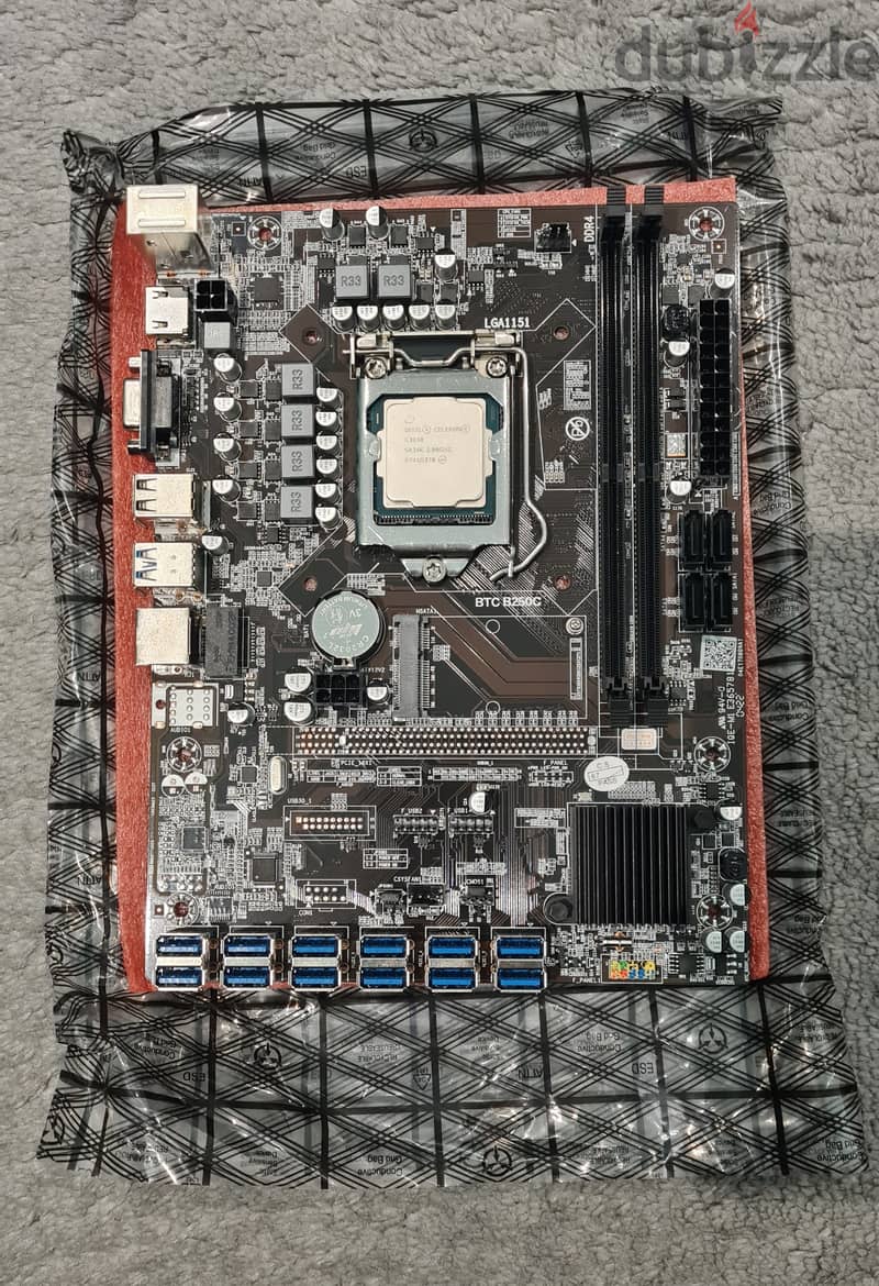 B250c 12 GPU mining board 0