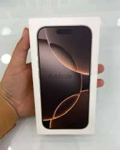 brand new  I phone 16 pro max. 256 gb. desert titanium color.