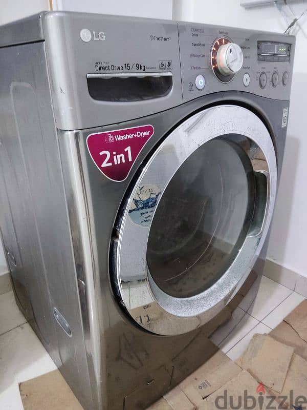 LG Washer Dryer 2 in 1, Washer 15kg and 9kg Dryer Capacity 3