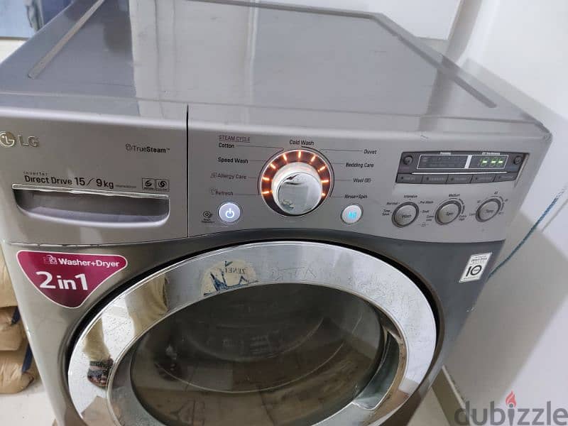 LG Washer Dryer 2 in 1, Washer 15kg and 9kg Dryer Capacity 4