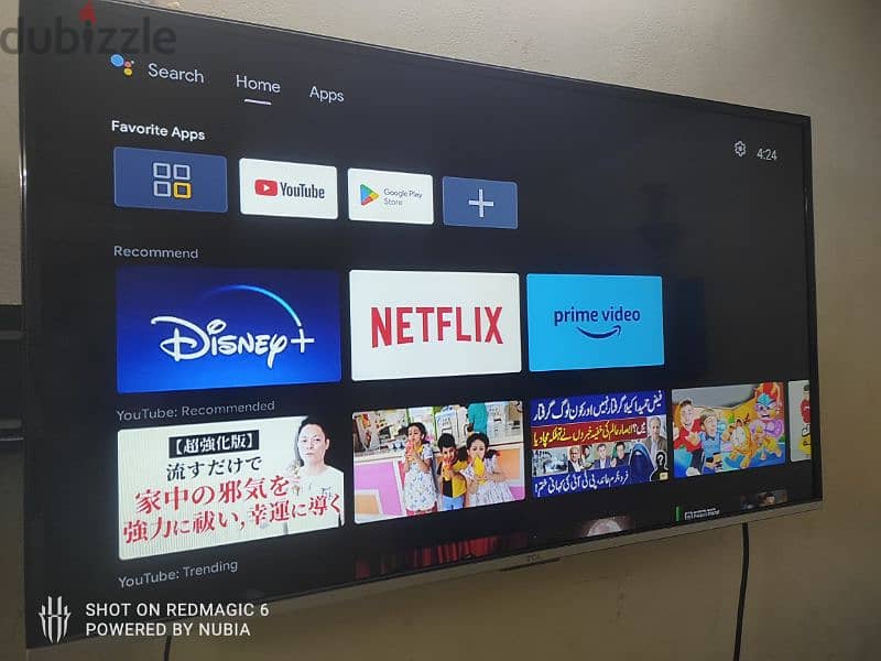 TCL smart 50inch with smart box 7