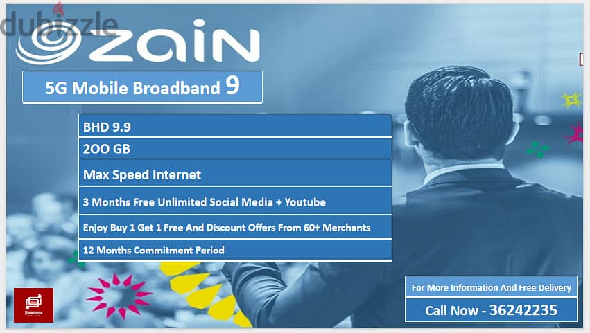 Unlimited Data - Zain 5G unlimited mobile broadband connectivity 1