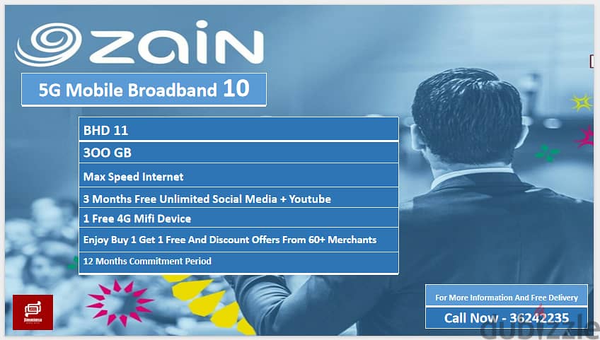 Unlimited Data - Zain 5G unlimited mobile broadband connectivity 2