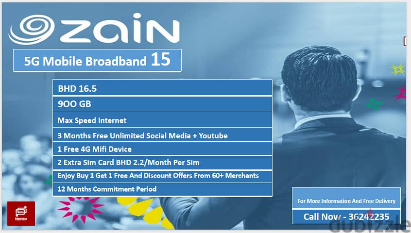 Unlimited Data - Zain 5G unlimited mobile broadband connectivity 4