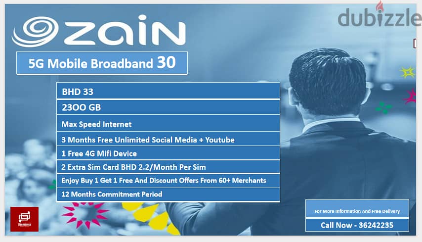 Unlimited Data - Zain 5G unlimited mobile broadband connectivity 6