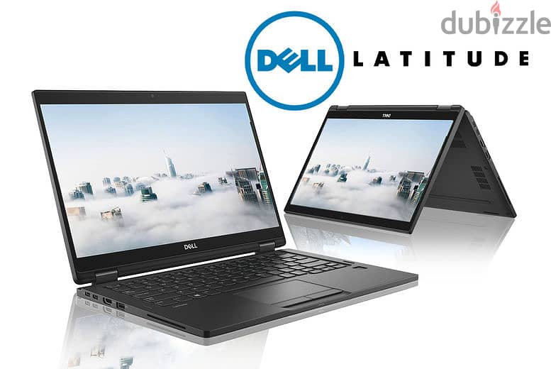 DELL 2 in 1 Touch Laptop + Tablet Core i5 8th Gen 16GB RAM + 512GB M. 2 3