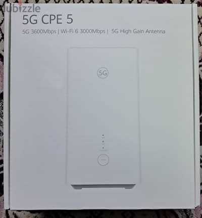 5G cpe 5 router for STG Sim and wifi⁶ with delivery