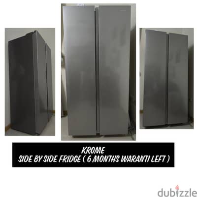 600L Side by side refrigerator