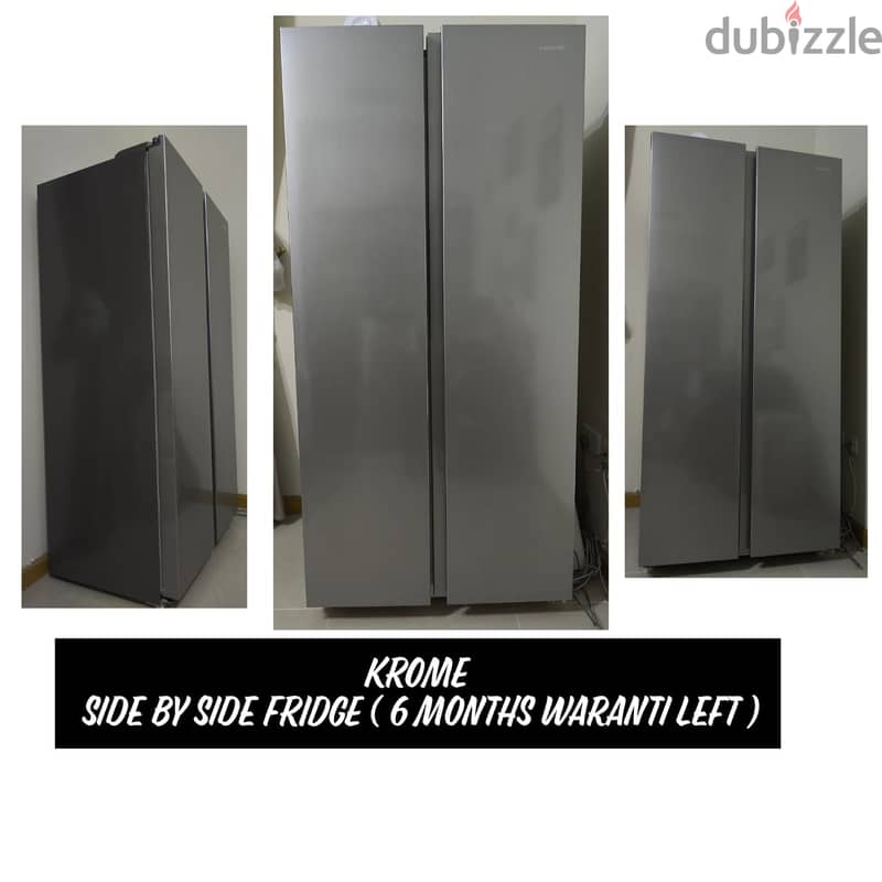 600L Side by side refrigerator 1