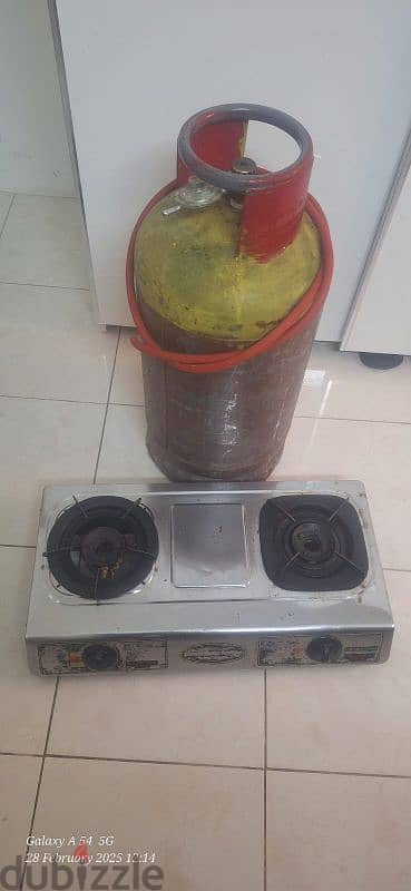 gas cylinder and stove 1