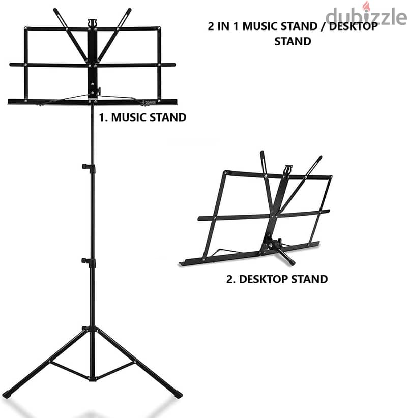 2 IN 1 Music Stand - Desktop Stand - Sheet Music book 7