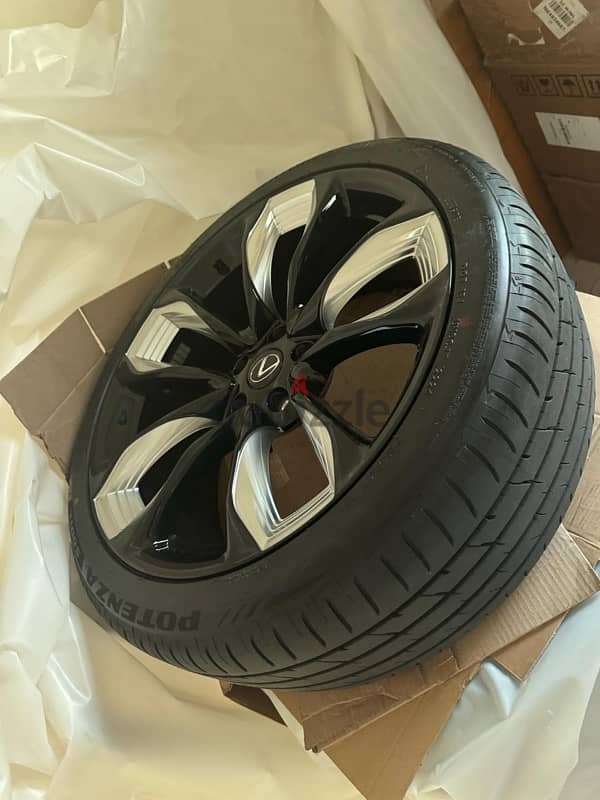 Lexus LC500 Rims 21” inch - 4 rims w/ tires 3