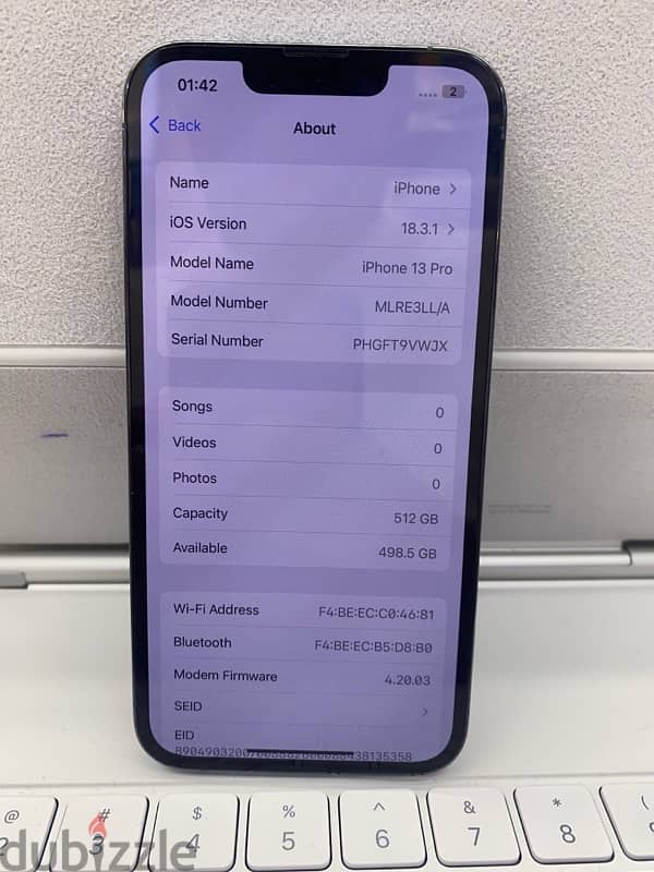 IPhone 13 pro 512 GB 95 %battory 2