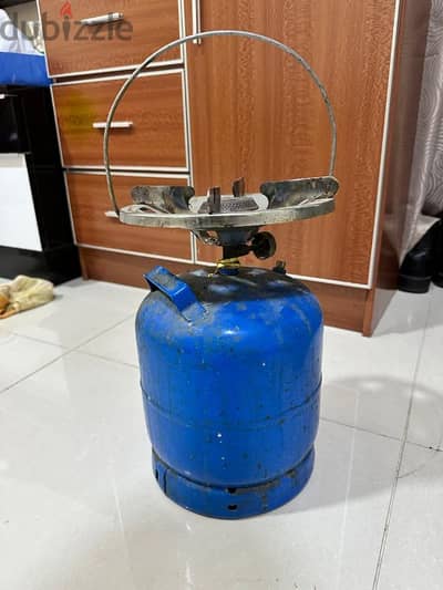 Portable gas stove with gas - BD 8