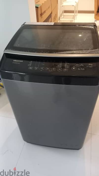 Hisense top loading washing machine 8Kg