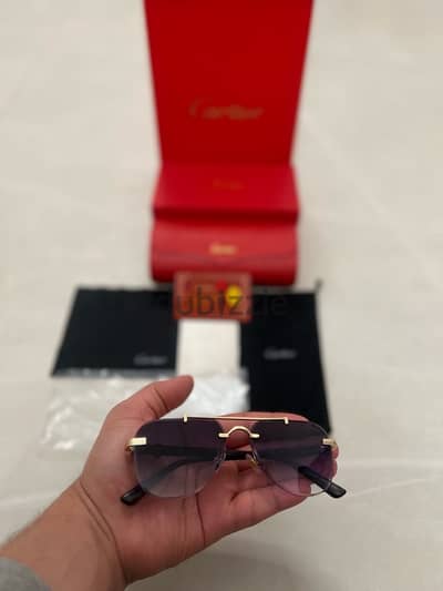 نظارة كارتير ونظارة مايباخ رجالية / sunglass cartier for man