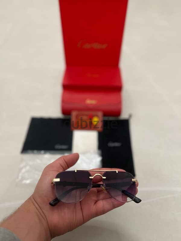 نظارة كارتير ونظارة مايباخ رجالية / sunglass cartier for man 0