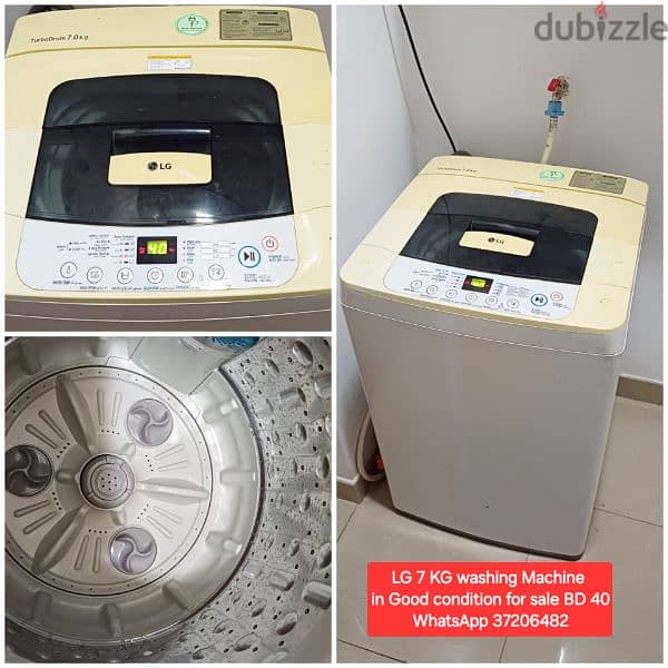 Samsung 11 KG Washing machine and other items for sale 2