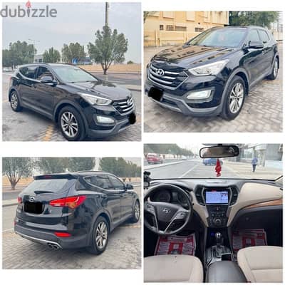 santafe 2016 urgent sale lady driven