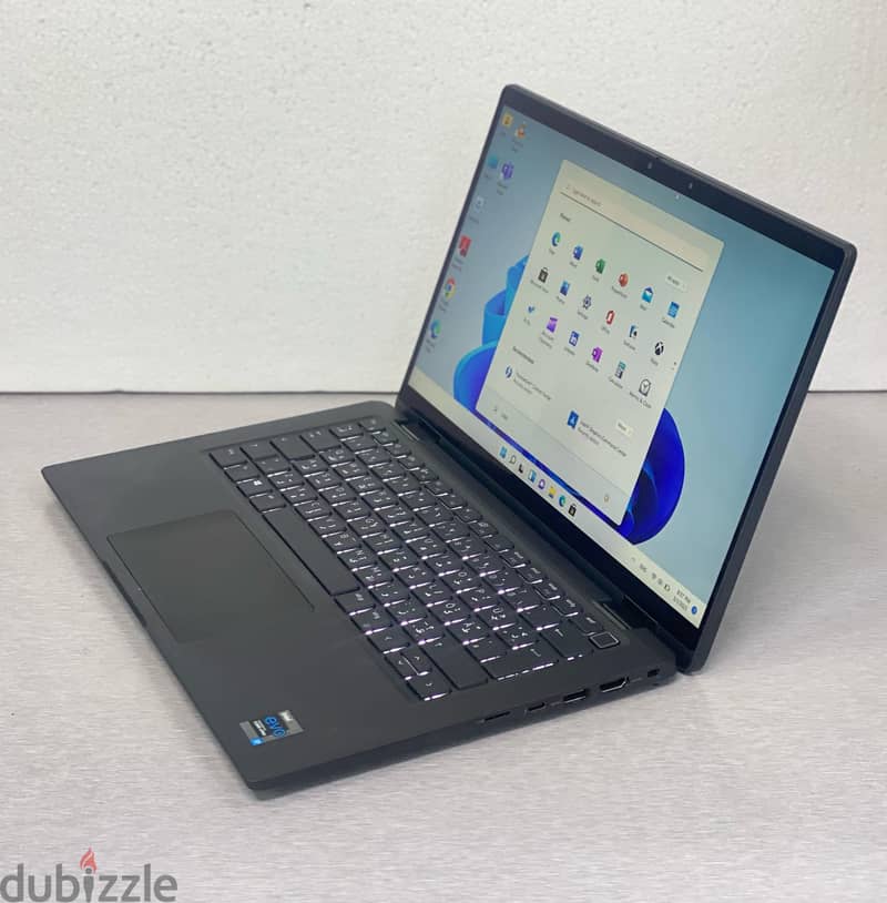 Dell 11th Gen i7 3.0Ghz 2in1 14"Touch Laptop+tablet SSD 512GB RAM 16GB 2