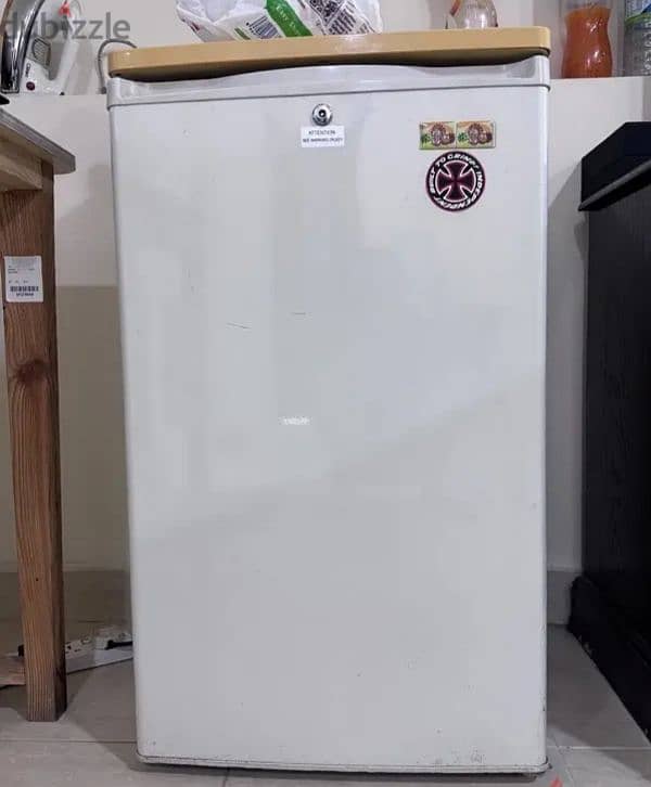 small fridge is in very good condition for sale urgently only 25 0