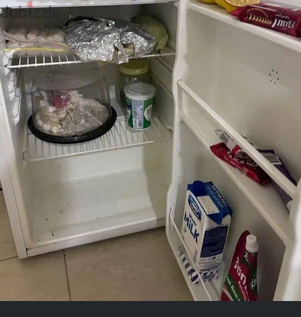 small fridge is in very good condition for sale urgently only 25 1