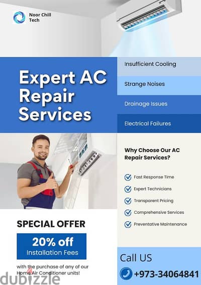 Air conditioner AC repair fridge washing machine repair