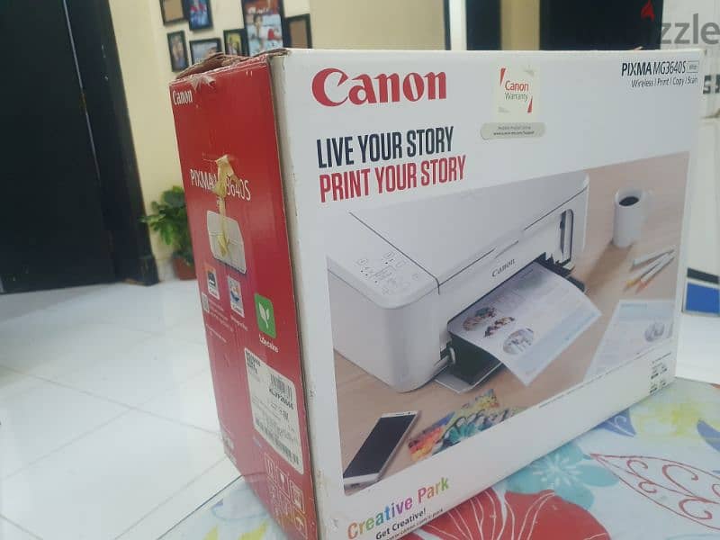 canon mg3640s print ,copy and scan 0