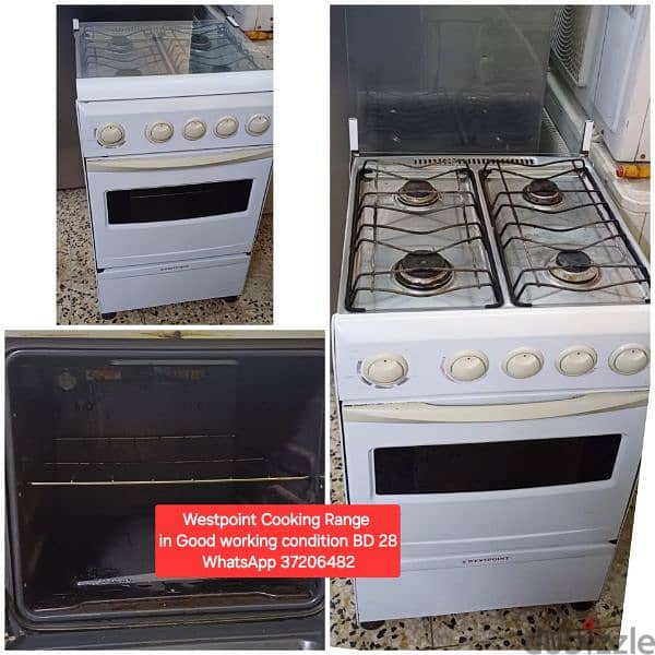 Cooking range 4 burner and other items for sale with Delivery 1