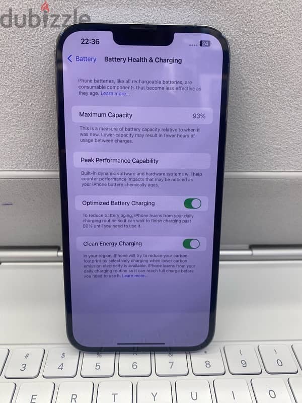 IPhone 13 promax 1 TB 93 % Battery 3