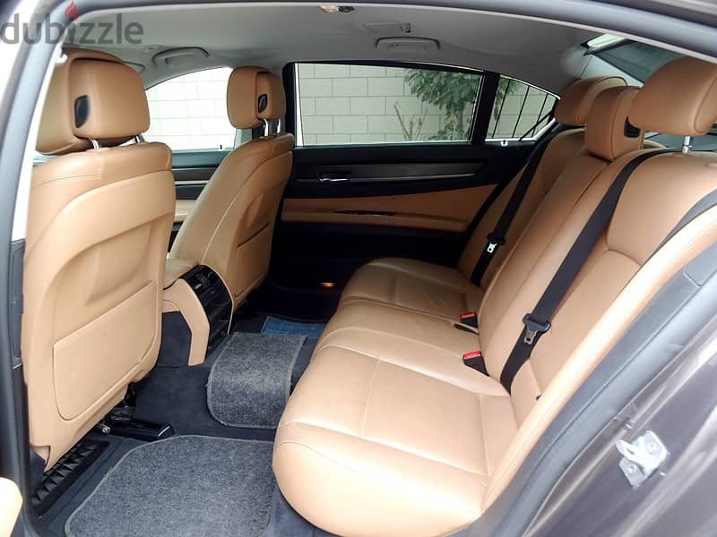 BMW 730 Li 3.0L 2014 Brown V6 Single User Well Maintained Urgent Sale 7