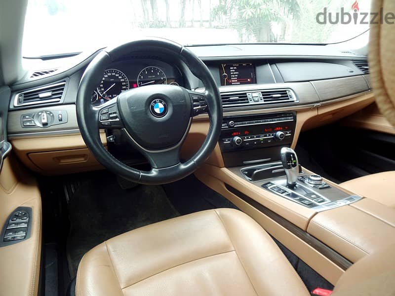 BMW 730 Li 3.0L 2014 Brown V6 Single User Well Maintained Urgent Sale 8