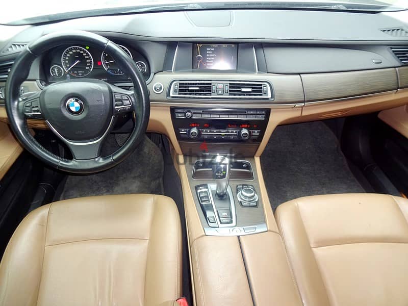 BMW 730 Li 3.0L 2014 Brown V6 Single User Well Maintained Urgent Sale 9