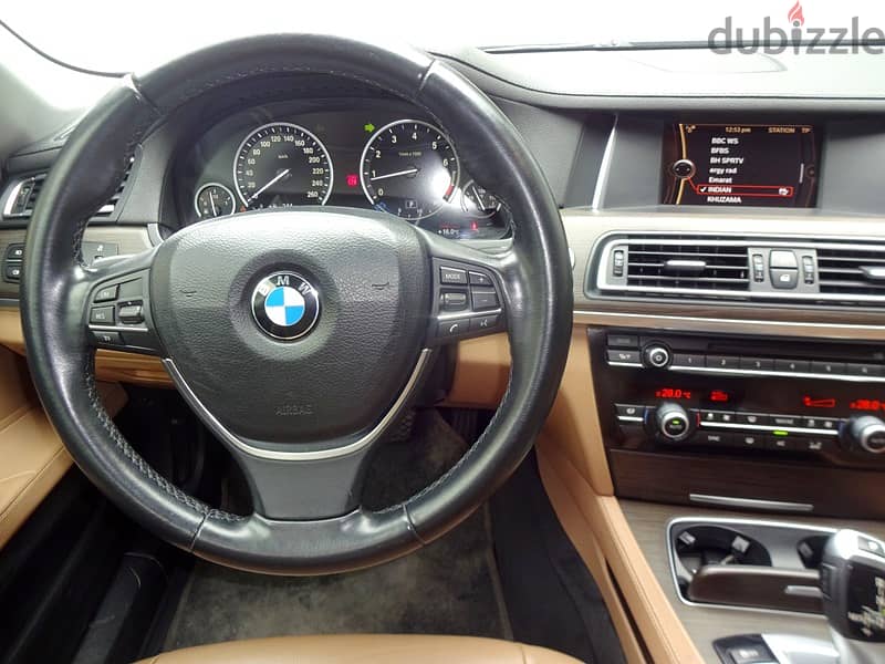 BMW 730 Li 3.0L 2014 Brown V6 Single User Well Maintained Urgent Sale 10